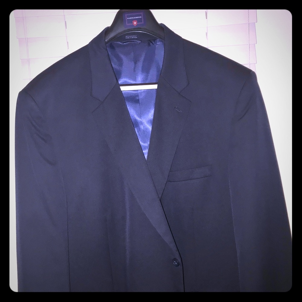 Sport Coat/ Blazer Navy Big & Tall - Picture 1 of 6